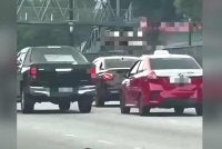 Kejadian membabitkan sebuah Proton Persona dan teksi jenis Perodua Bezza berlaku kira-kira jam 4.30 petang, Ahad.