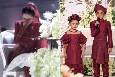 Ucapan menyentuh hati anak pelakon Bella Astillah, Ayden yang ditujukan kepada ibunya dan Syed Saddiq pada majlis resepsi mereka, malam tadi.