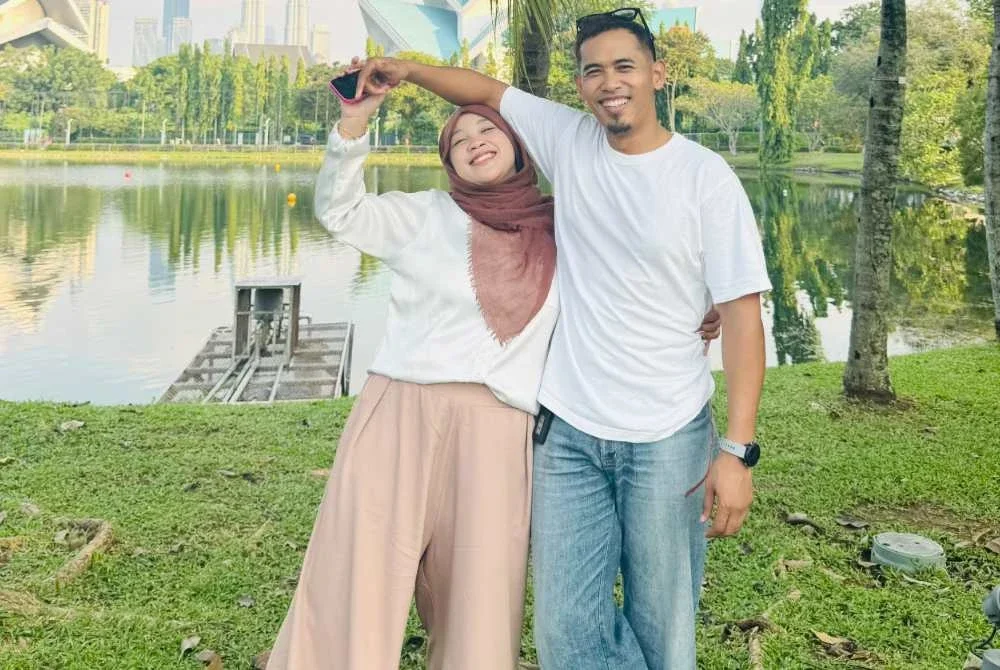 Huzairi dan Nurul Asyira mendirikan rumah tangga pada Februari lalu.
