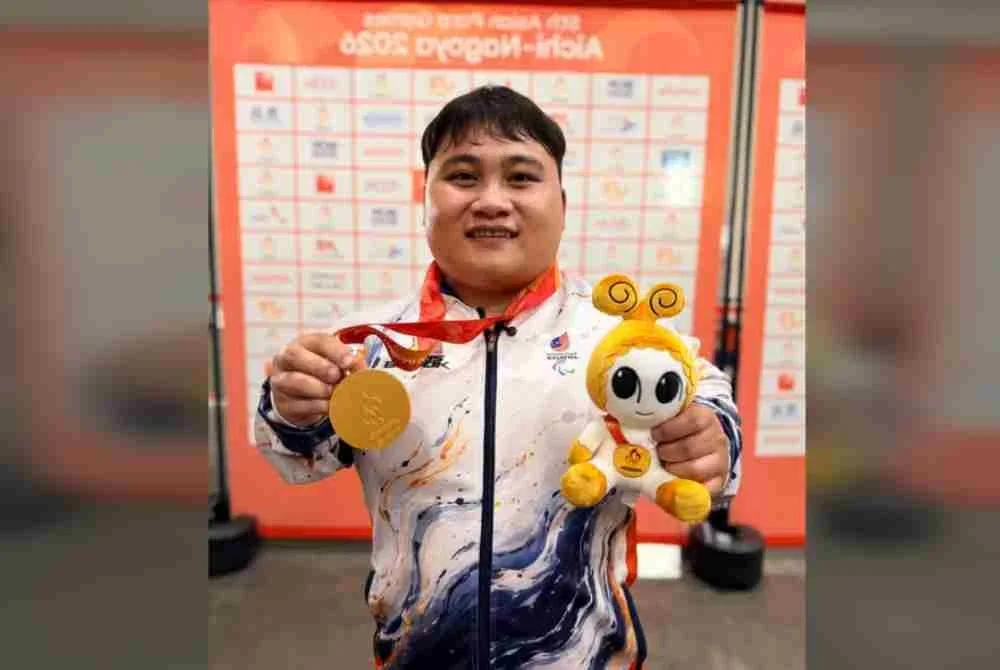 Bonnie menghadiahkan pingat emas kedua Malaysia pada Sukan Para Asia Aichi-Nagoya 2026 selepas mengungguli kategori 72 kg lelaki di Nagoya City Trade and Industry Center.