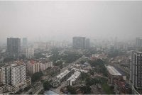 Keadaan jerebu di ibu negara - Foto: Bernama