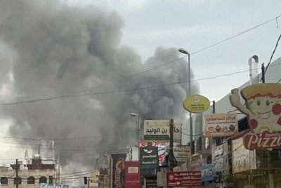 Serangan itu menyasarkan sebuah pusat latihan keselamatan di Wilayah Shabwa, selatan Yemen. Foto Anadolu Ajansi