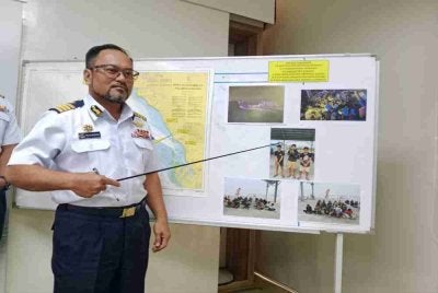 Abdul Muhaimin menunjukkan antara individu ditahan dalam operasi yang dijalankan pada Selasa.
