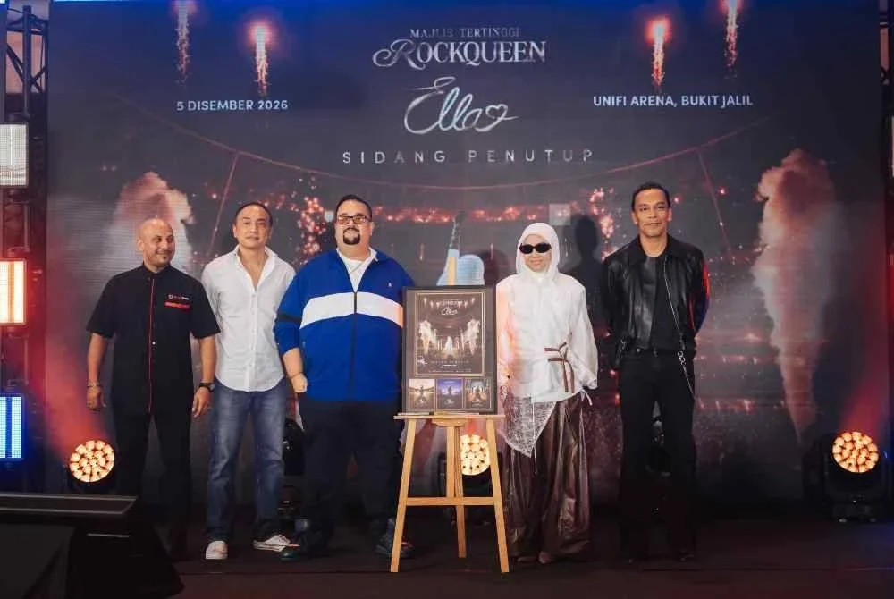 Ella di sidang media pengumuman konsert Majlis Tertinggi Rockqueen (MTR) Ella: Sidang Penutup di Kuala Lumpur pada Selasa.