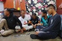 Antara individu yang ditahan dalam Operasi Perdana AADK Selangor di sini pada Rabu.