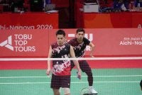 Liek Hou-Faris muncul juara acara beregu lelaki SU5. Foto Facebook Taufiq Johari
