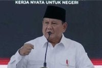 Prabowo. - FOTO: Agensi
