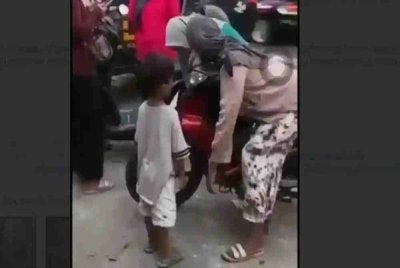 Kejadian itu mendapat perhatian ramai. Foto: Agensi