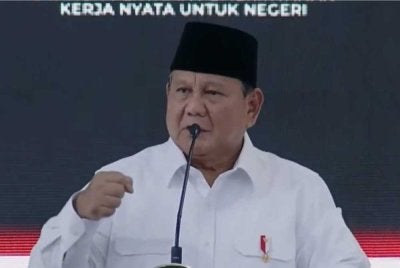 Prabowo. - FOTO: Agensi