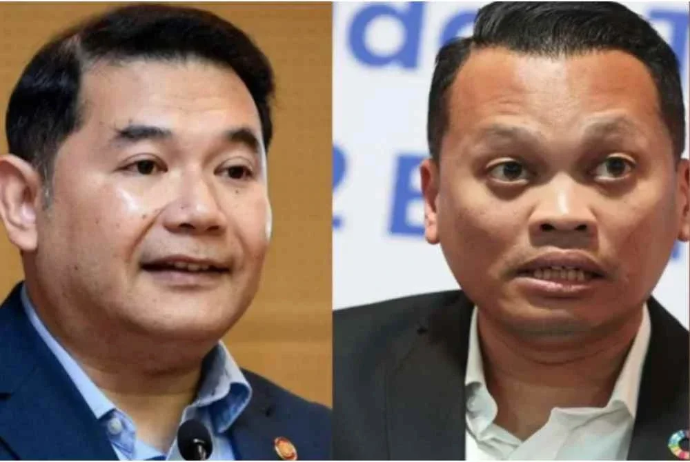 Rafizi Ramli dan Nik Nazmi (kanan).