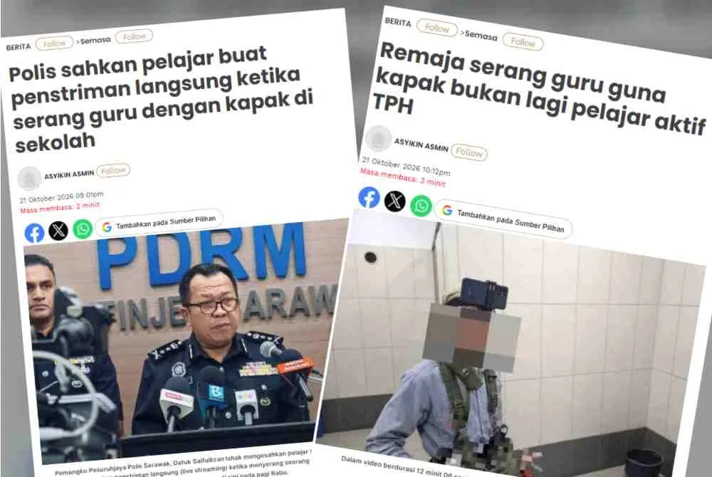 Laporan Sinar Harian.