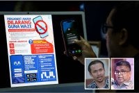 Anggota perkhidmatan awam dilarang menggunakan aplikasi navigasi Waze berkuat kuasa serta-merta susulan keputusan Jawatankuasa Keselamatan Siber Negara yang bersidang pada Selasa. Foto kecil dari kiri: Siraj dan Rais