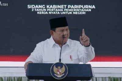 Prabowo. Foto: Agensi
