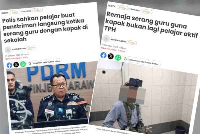 Laporan Sinar Harian.