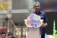 Abdul Rasheed ketika berucap merasmikan Karnival Celik Kewangan Selangor 2026.