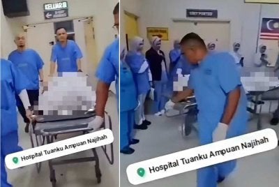Tangkap layar video dimuat naik di Facebook N9 RADAR pada Jumaat.