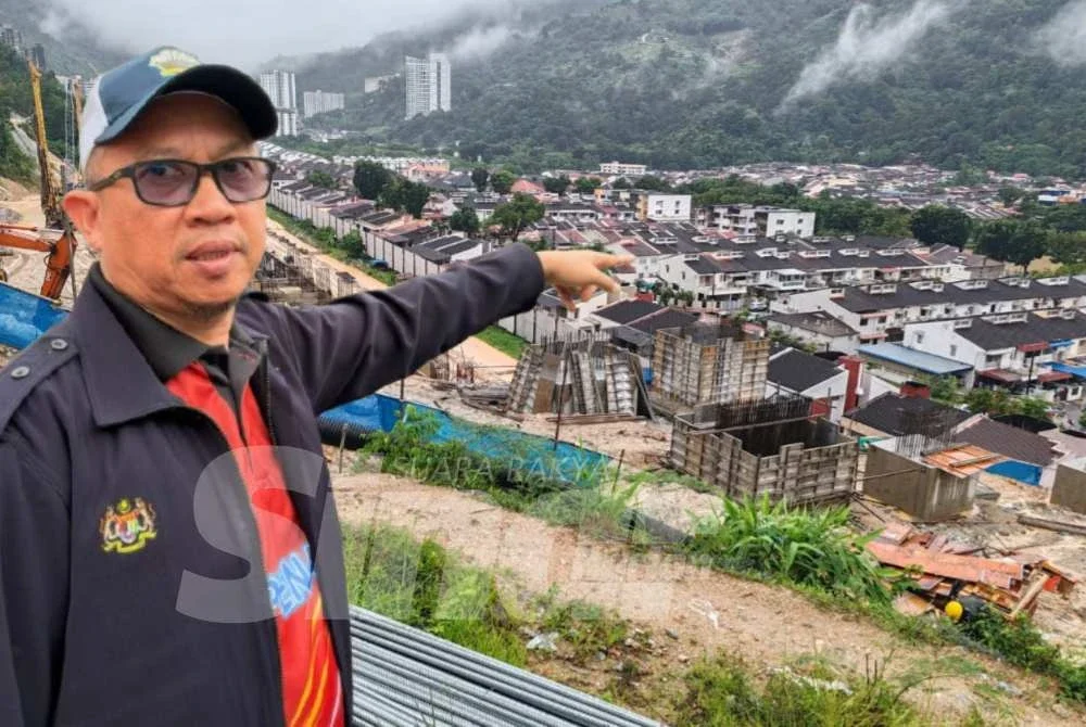 Isma Suhaimi berkata, pergerakan tanah masih dikesan walaupun ketika keadaan tidak hujan. Foto SINAR HARIAN/SYAJARATULHUDA MOHAMAD ROSLI