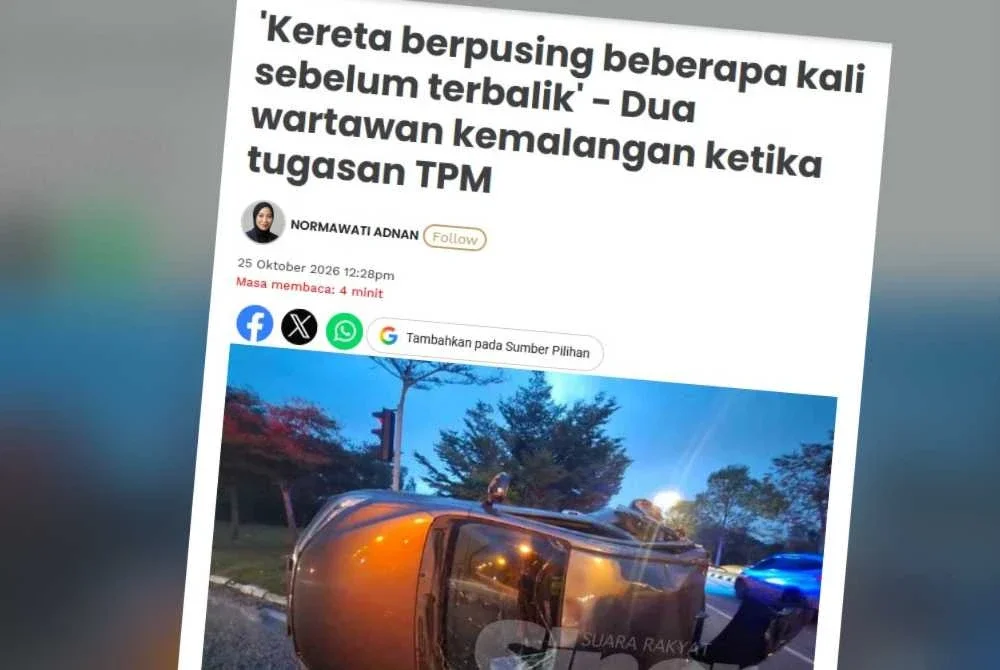 Laporan Sinar Harian pada Ahad. 