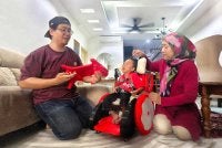 Ameer Adwan dan Ummi Syahira sentiasa berusaha memberikan yang terbaik untuk Eilman