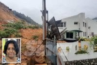 SAM menggesa Kerajaan Pulau Pinang memberikan penjelasan berhubung kejadian tanah runtuh yang mengorbankan seorang doktor. Foto kecil: Meena