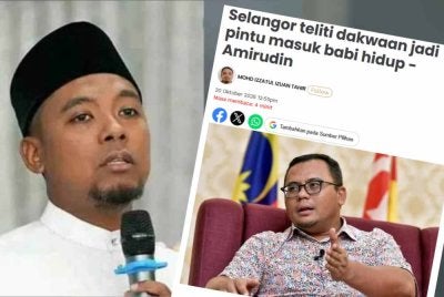 Muhammad Faizzuddin (kiri) mahu kerajaan negeri Selangor memberikan penjelasan mengenai kemasukan babi hidup bagi meredakan keresahan awam.
