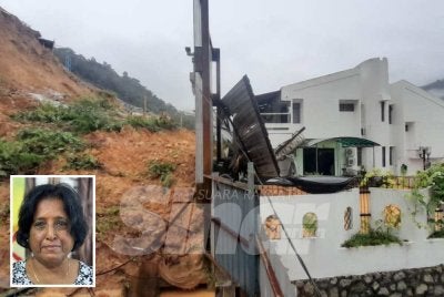 SAM menggesa Kerajaan Pulau Pinang memberikan penjelasan berhubung kejadian tanah runtuh yang mengorbankan seorang doktor. Foto kecil: Meena