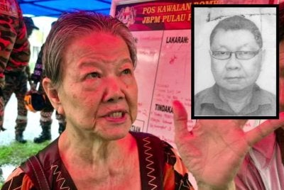 Poh Lim berkata, dia tinggal bersama sejak tiga dekad lalu sebelum tragedi yang meragut nyawa menantunya, Wong Kar Lin (foto kecil) pada pagi Sabtu.