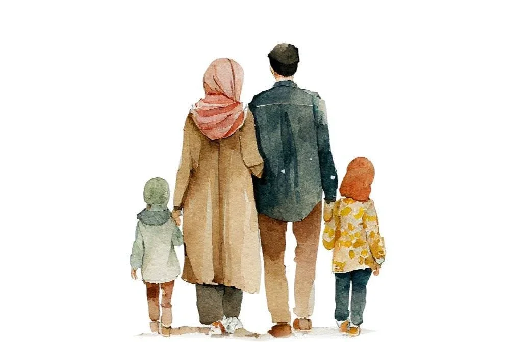 BAWALAH isteri dan anak-anakmu ke syurga wahai suami.