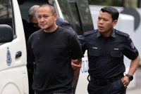 Mohd Khairudin didakwa atas pertuduhan membunuh isterinya yang juga pegawai AKPS di Kompleks Perumahan Penjawat Awam KLIA. Foto Bernama