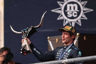 
Antonelli memenangi GP AS sekali gus kemenangan kesembilannya untuk musim ini. FOTO: Agensi
