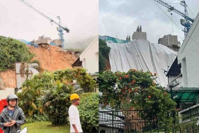 MBPP mengesahkan keadaan cerun di Paya Terubong kini stabil.