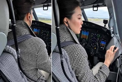 Beliau memiliki lesen juruterbang pengangkutan udara (ATPL) dan mempunyai pengalaman penerbangan melebihi 1,180 jam. - Foto Agensi