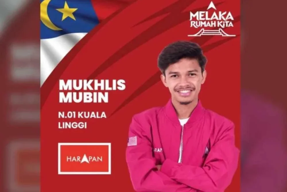 Mukhlis merupakan calon paling muda Pakatan Harapan daripada Amanah yang akan bersaing pada PRN Melaka.