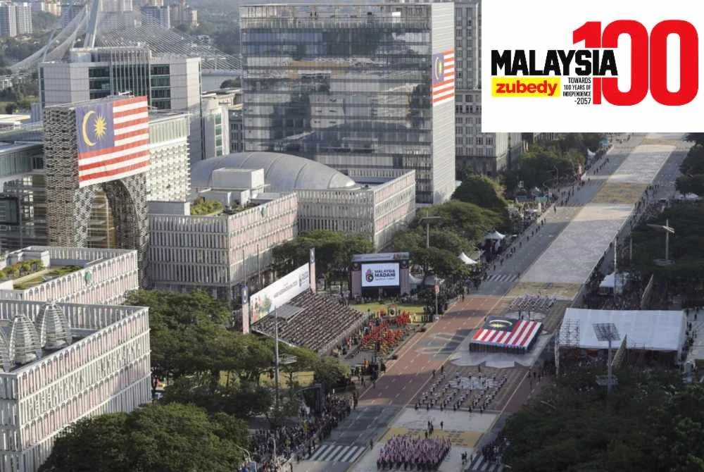 Wawasan 2057-Malaysia100 perlu melibatkan seluruh rakyat Malaysia dalam menentukan hala tuju negara menjelang ulang tahun kemerdekaan ke-100 pada 2057. Foto Bernama