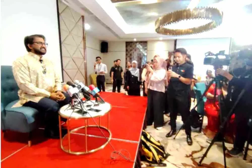 Yuneswaran ditemui pada Majlis Hi-Tea Timbalan Menteri Perpaduan Negara Bersama Media di Dorsett Hotel Kuala Lumpur di sini pada Selasa.