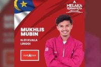 Mukhlis merupakan calon paling muda Pakatan Harapan daripada Amanah yang akan bersaing pada PRN Melaka.
