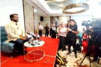 Yuneswaran ditemui pada Majlis Hi-Tea Timbalan Menteri Perpaduan Negara Bersama Media di Dorsett Hotel Kuala Lumpur di sini pada Selasa.