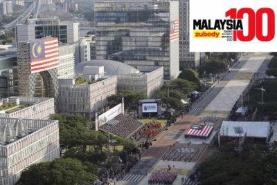 Wawasan 2057-Malaysia100 perlu melibatkan seluruh rakyat Malaysia dalam menentukan hala tuju negara menjelang ulang tahun kemerdekaan ke-100 pada 2057. Foto Bernama