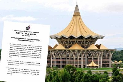 SPR akan mengadakan mesyuarat khas pada 6 November bagi membincangkan tarikh penting PRU DUN Sarawak ke-13.