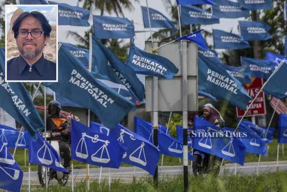 BN terbukti kuat di peringkat DUN, tetapi Pas dan blok PN menunjukkan daya saing yang lebih ketara di peringkat Parlimen. Gambar kecil: Mukhtaruddin