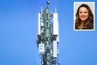 Lorela (gambar kecil) berkata, model dua rangkaian 5G di Malaysia memberi industri pembuatan lebih banyak pilihan teknologi bagi menangani cabaran pengeluaran. Foto: Bernama