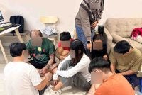 Antara individu yang ditahan dalam serbuan pada Selasa.