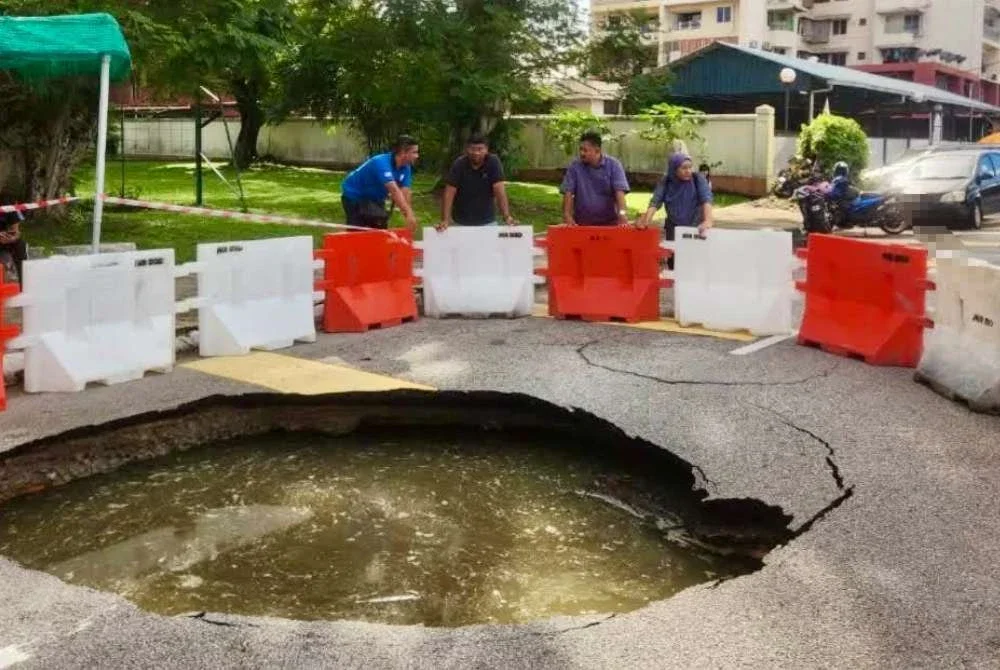 Kejadian berlaku pada petang Rabu di Lebuhraya Mayang Pasir, Bayan Baru.