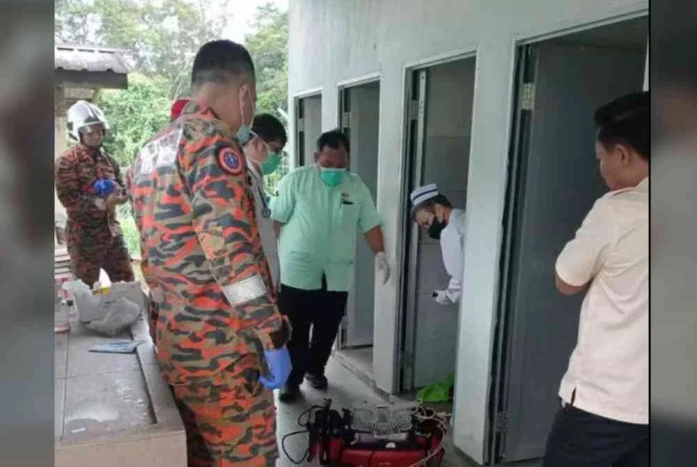 Seorang lelaki ditemukan meninggal dunia dalam tandas sebuah sekolah