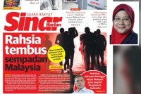 Laporan khas Sinar Harian 12 Oktober lalu berkenaan sindiket penyeludupan migran. Foto kecil: Noraini