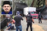 Serbuan KPDN Selangor di Sungai Pelek, Sepang membongkar kegiatan penyelewengan gas LPG secara haram Selasa lalu. Gambar kecil: Muhamad Hanif 
