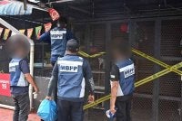 Empat premis milik warga asing ditutup dan disita dalam operasi yang dijalankan pada Selasa. Foto MBPP