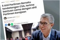 Laporan Sinar Harian pada Khamis. - Gambar kecil: Tengku Zafrul