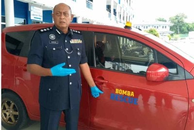 Hanyan menunjukkan kenderaan yang diperiksa untuk tindakan lanjut.