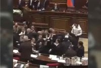 Insiden pergaduhan itu membabitkan MP kerajaan dan pembangkang. Foto: Agensi